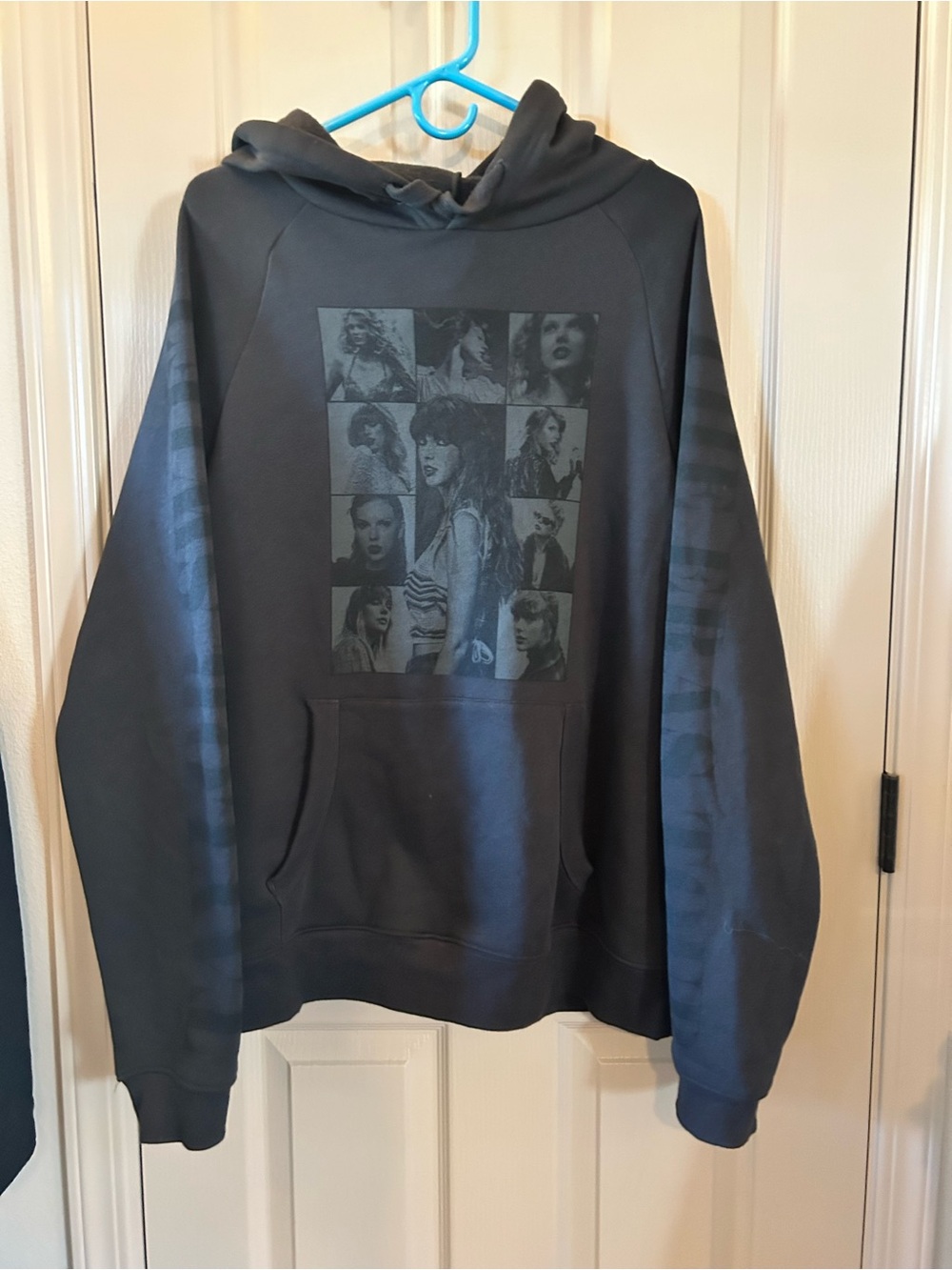 AUTHENTIC Taylor Swift The Eras Tour Merchandise- Black Graphic Pullover Hoodie